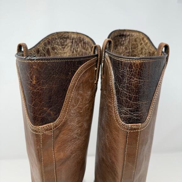 Ariat Paragon Riding Boot Brown Leather Knee-High Boots Women's 7.5B Leather EUC - Picture 9 of 16